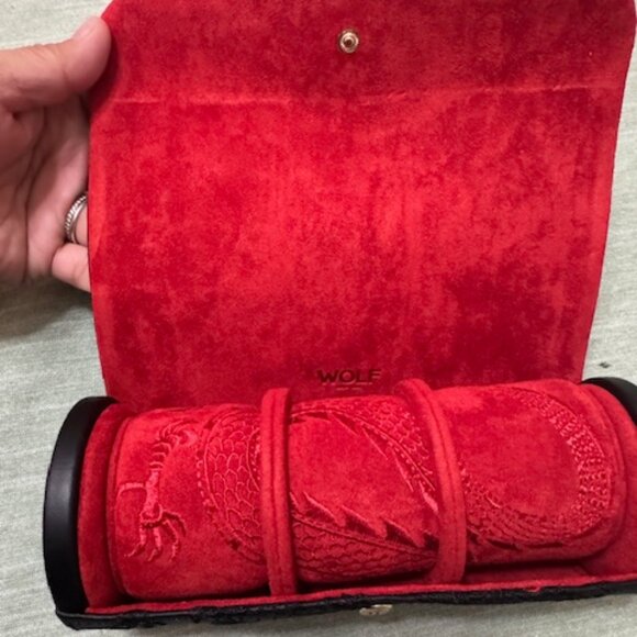 Wolf Lunar Triple Watch Roll - Picture 3 of 4